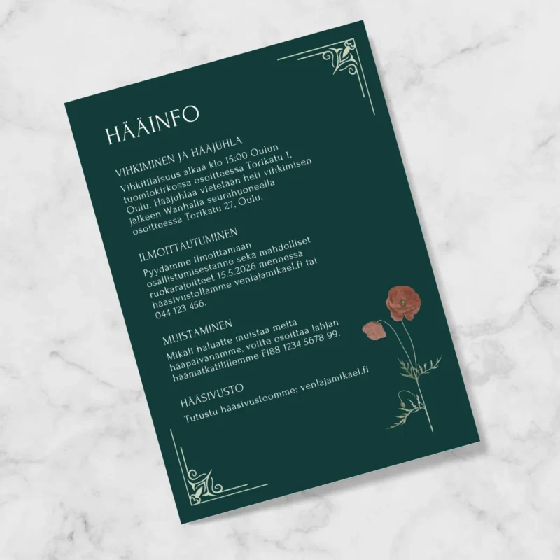 Kuvassa infokortti Kuvassa infokortti