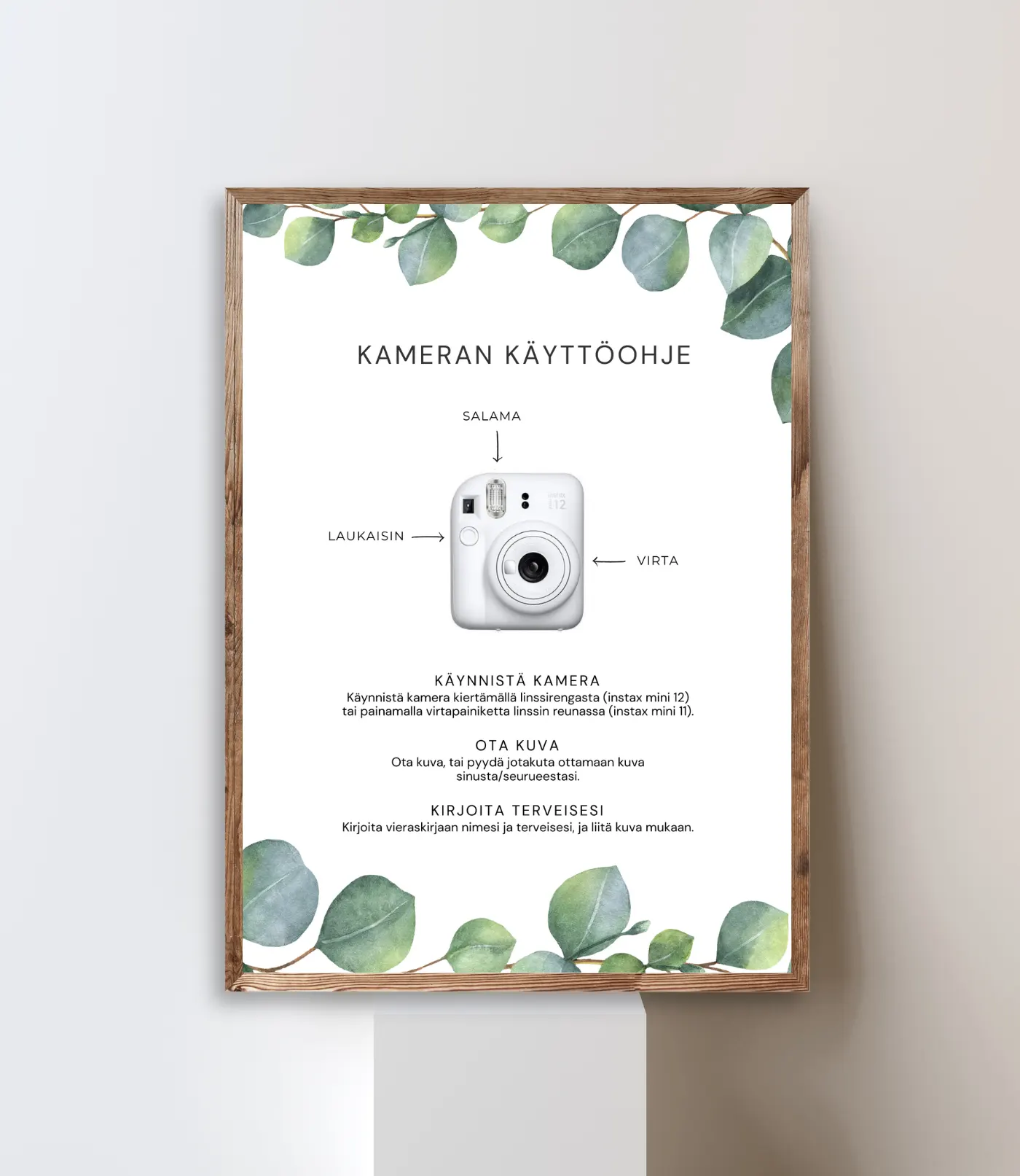 Kameran käyttöohje tuotekuva