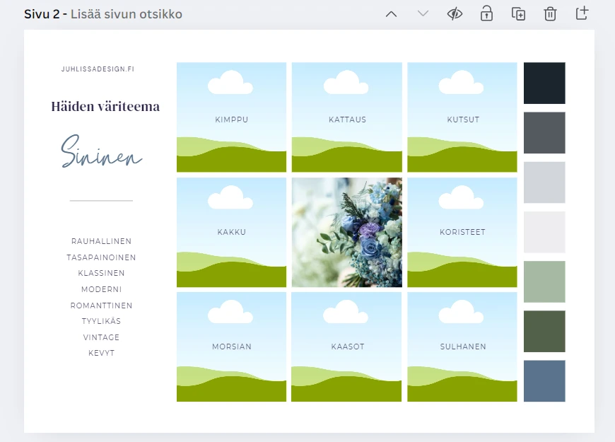 Canva häiden väriteema sivu2